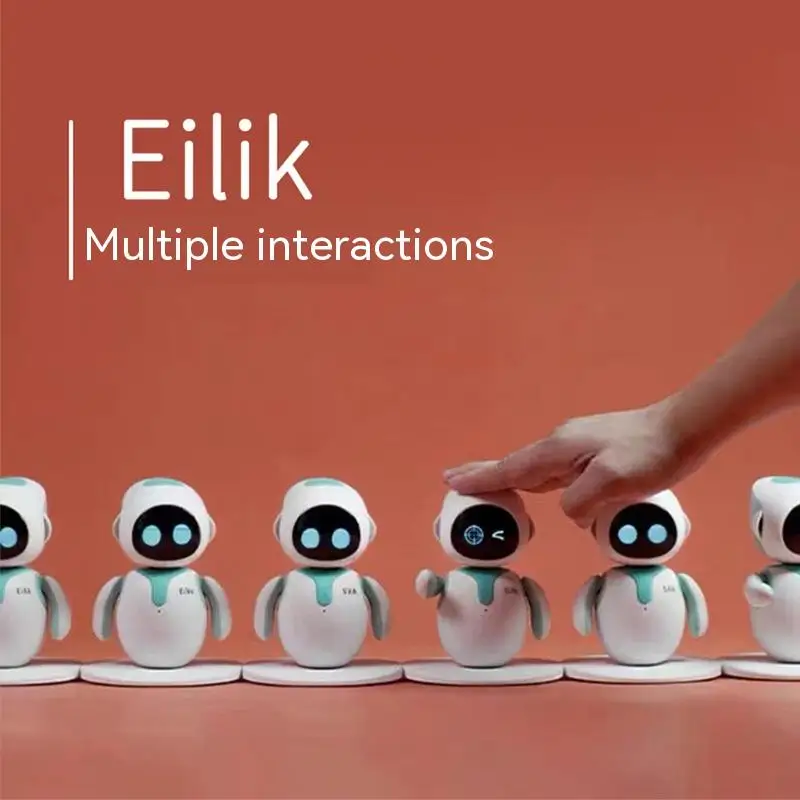 RC Robot Eilik est English Learning Voice Command Touch Control Vector Toy  Gift for Children Eililk 230504