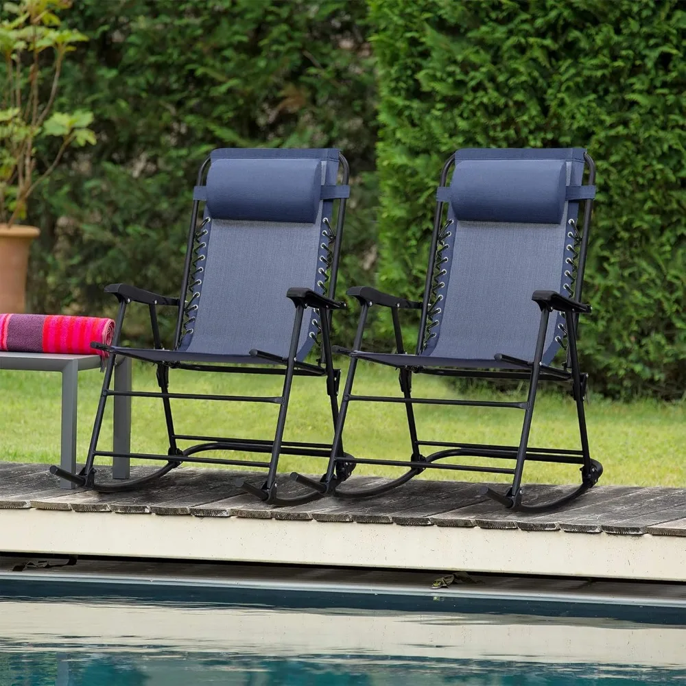Rocking Chair, Wood Wagon Rocker, Outdoor Wooden Carbonized Lounge Chairs with Wheel Armrest for Garden Patio 6
