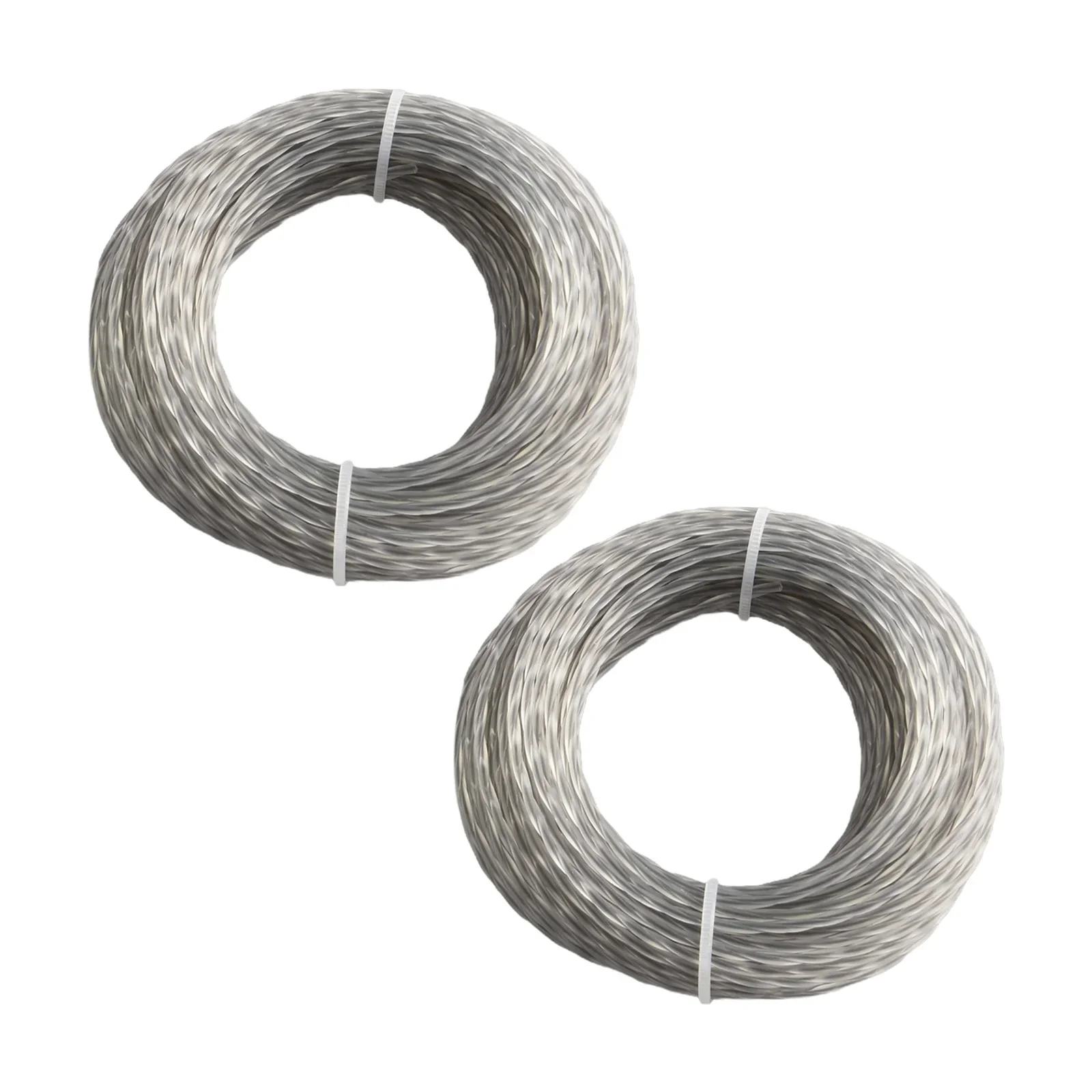 Trimmer Rope 2 Rolls 15M 2.0/3.0mm Grass Replace Lawn Mower Accessory,grass trimmer rope,brushcutter trimmer rope,string trimmer line,grass trimmer line