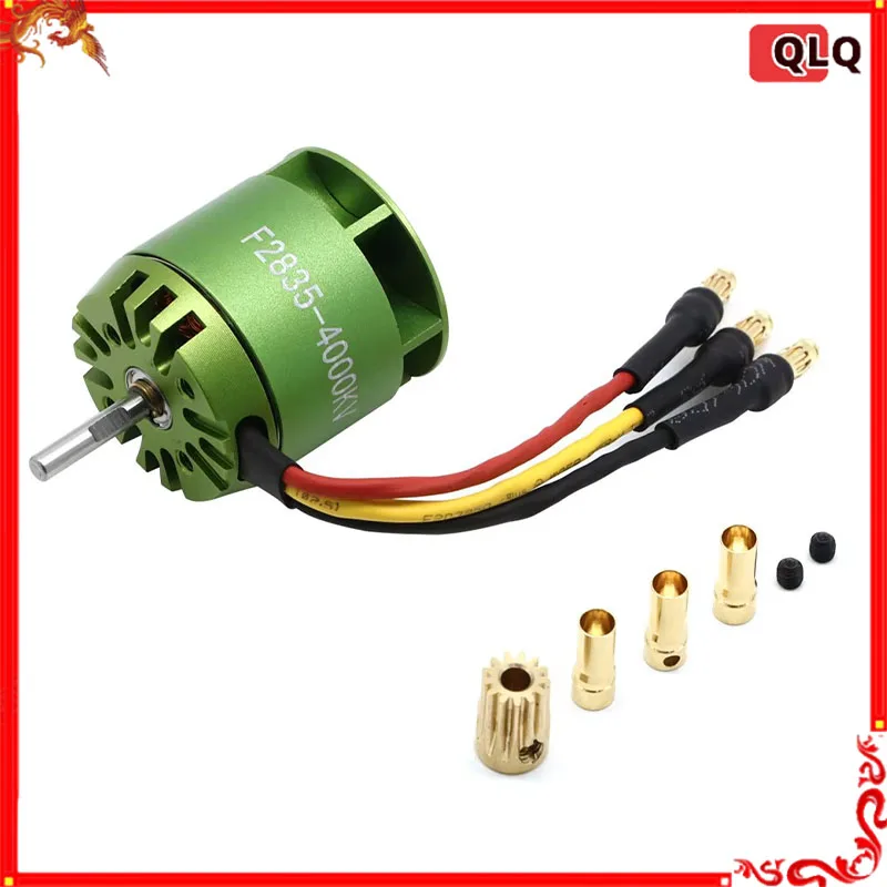 Moteur Sans Balais F2835 4000KV Pour Hélicoptère Align T-Rex 450 - 11.1V, 470W, 38000 Tr/min - Métal Durable