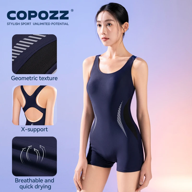 COPOZZ 34300 Women Sleeveless Swimsuit UPF 50+ Rash Guard - Image 5