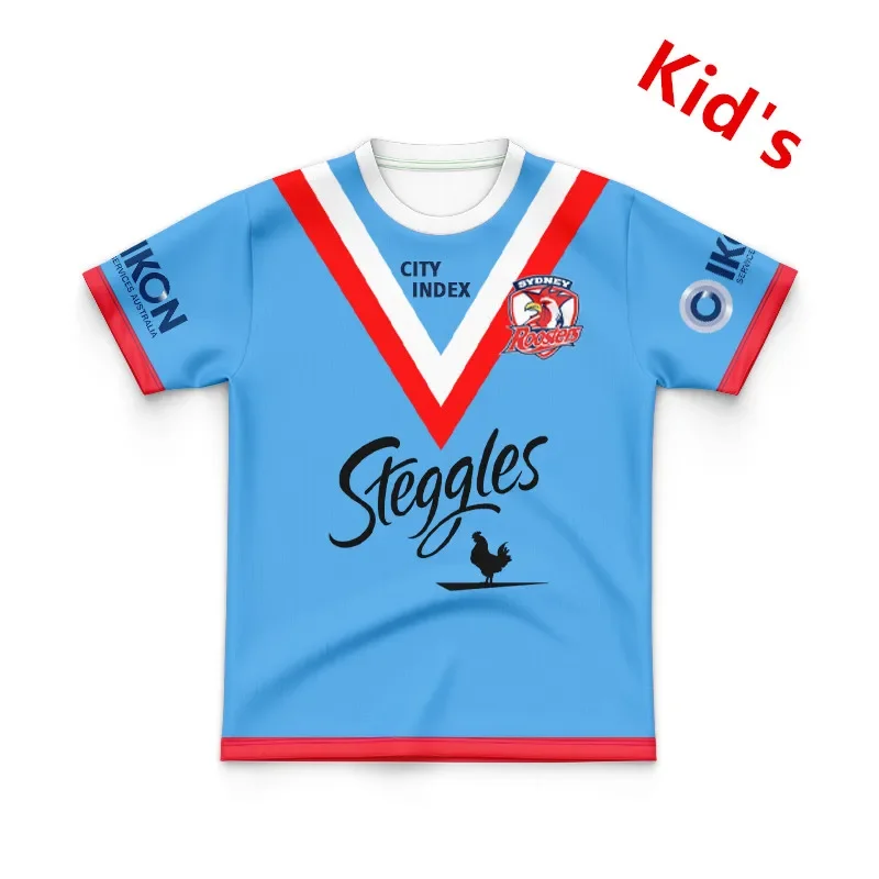 

2024 SYDNEY ROOSTERS WARTIME YOUTH TRAINING RUGBY JERSEY Kids size 16--26 ( Print name and number )