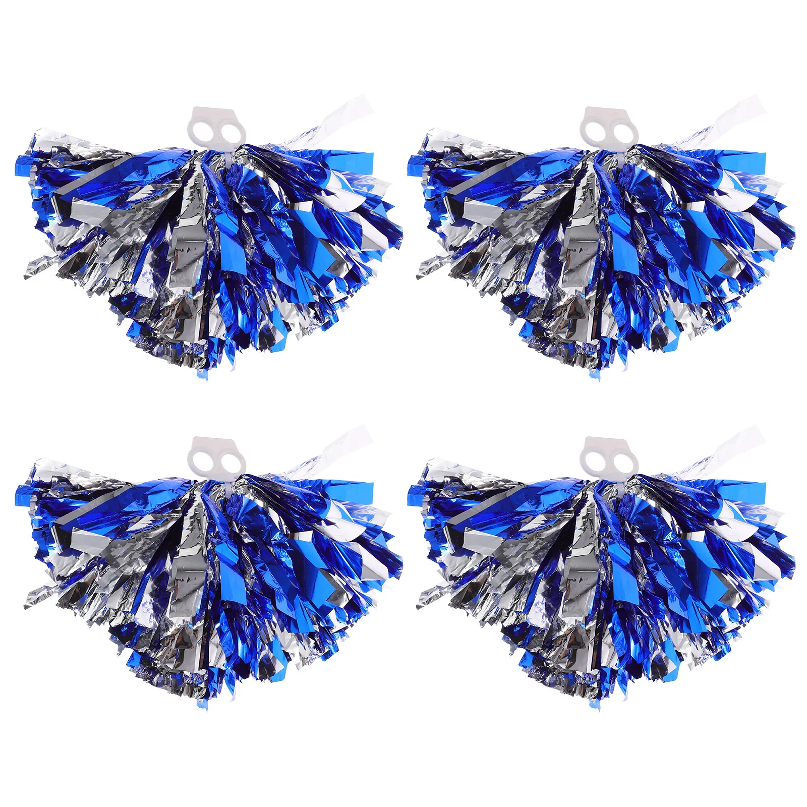 

4 Pcs Handle Cheerleading Flower Ball Compact Pom Poms Cheering Pompoms Delicate Props Decorative Cheerleader