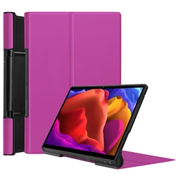 Vibrant Painted Shockproof Stand Cover for Yoga Smart Tab X705F (Purple)