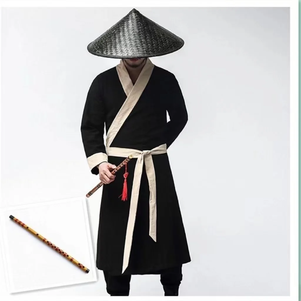 unisex hanfu costumes traditional tang dynasty suits chinese ancient swordsman cosplay clothing Ancient Chinese Male Hero Costume Traditional Swordsman Clothing Vintage Martial Arts Assassin Cosplay Dress Men Women Hanfu
