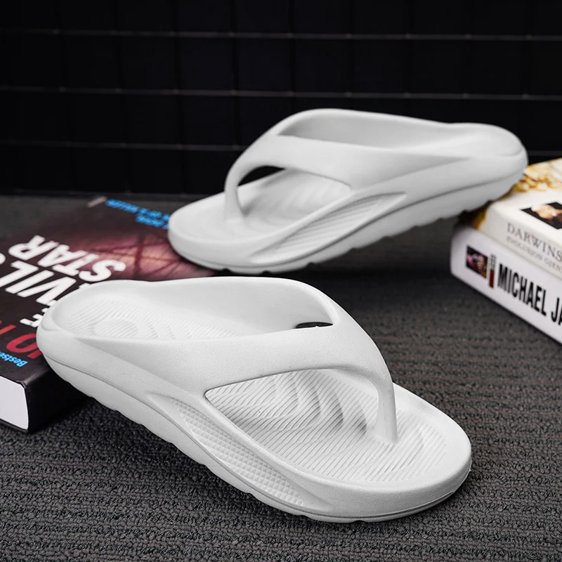 Vīriešu iešļūcenes, ērtas, neslīdošas vasaras čības, čības iekštelpām un āra lietošanai, mīkstas putuplasta čības_voghion.com