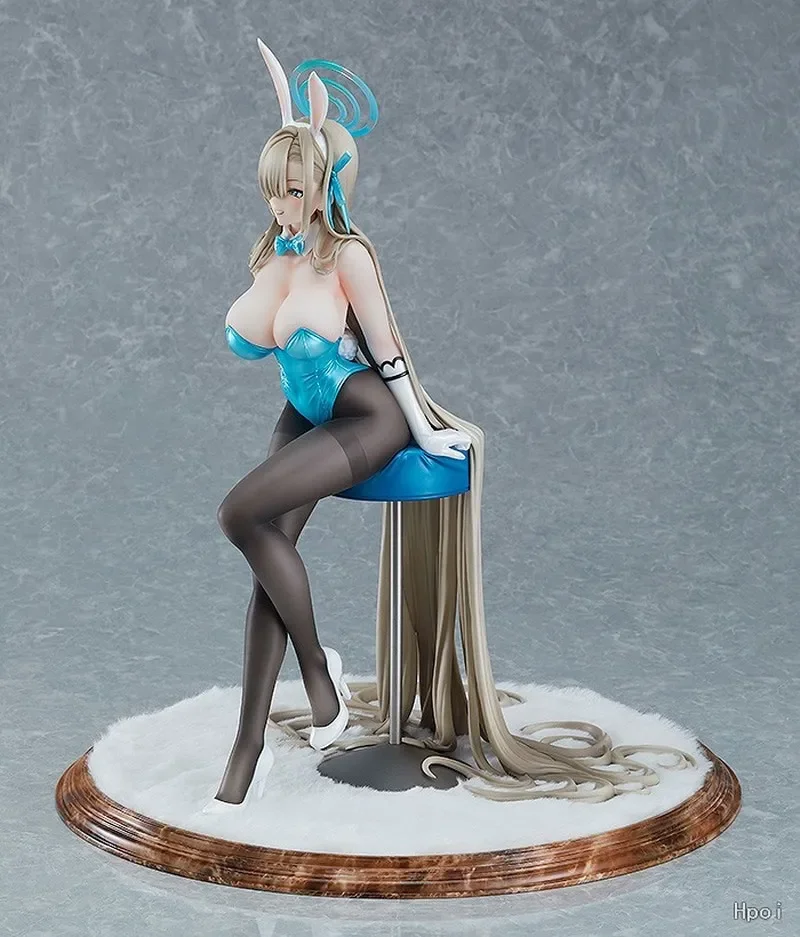 

Экшн-фигурка женская голубая архив Ichinose Asuna Bunny Girl, привлекательная аниме-фигурка Figma Shiroko, коллекционная игрушка для взрослых, 29 см