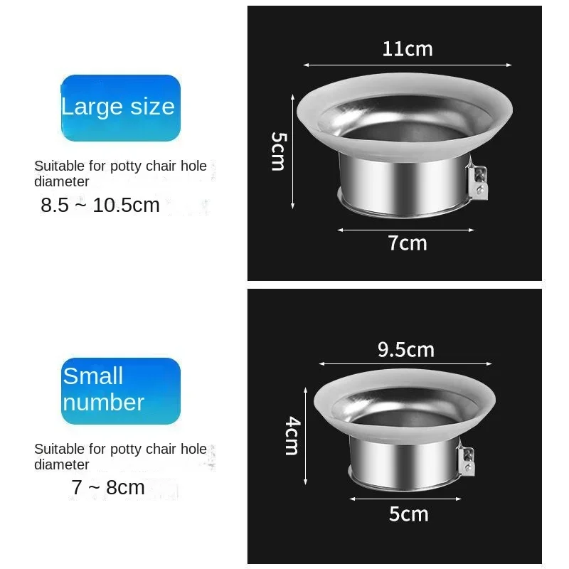 1PC Squatting Pan Anti-smell Plug Squat Toilet Deodorize Stopper Stainless steel Bathtub Anti-blocking Cover Bathroom Accessorie