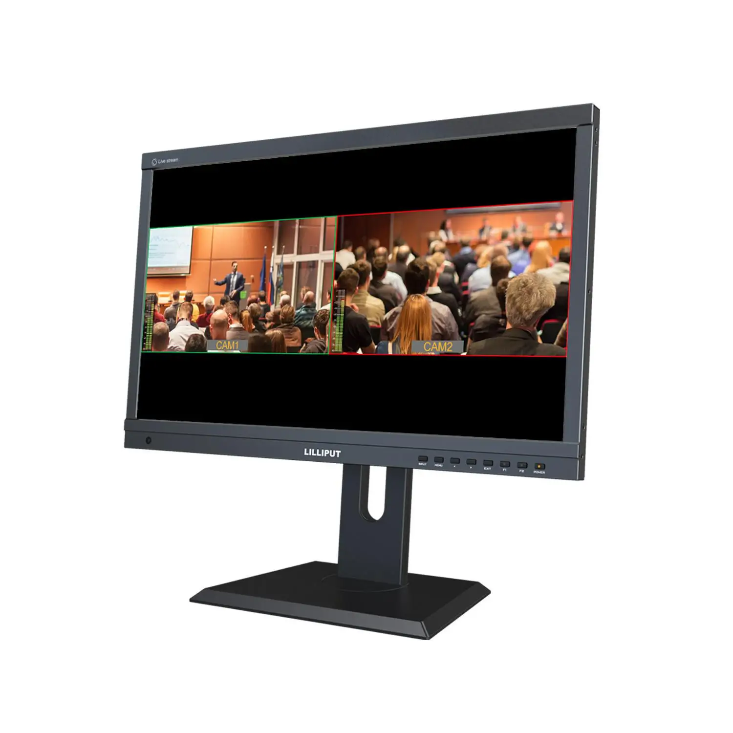 LILLIPUT PVM220S Monitor 21.5 Live Stream Quad Split Multiview Monitor with  HDM,3G-SDI,USB Type-C Interfaces for Live Events AliExpress