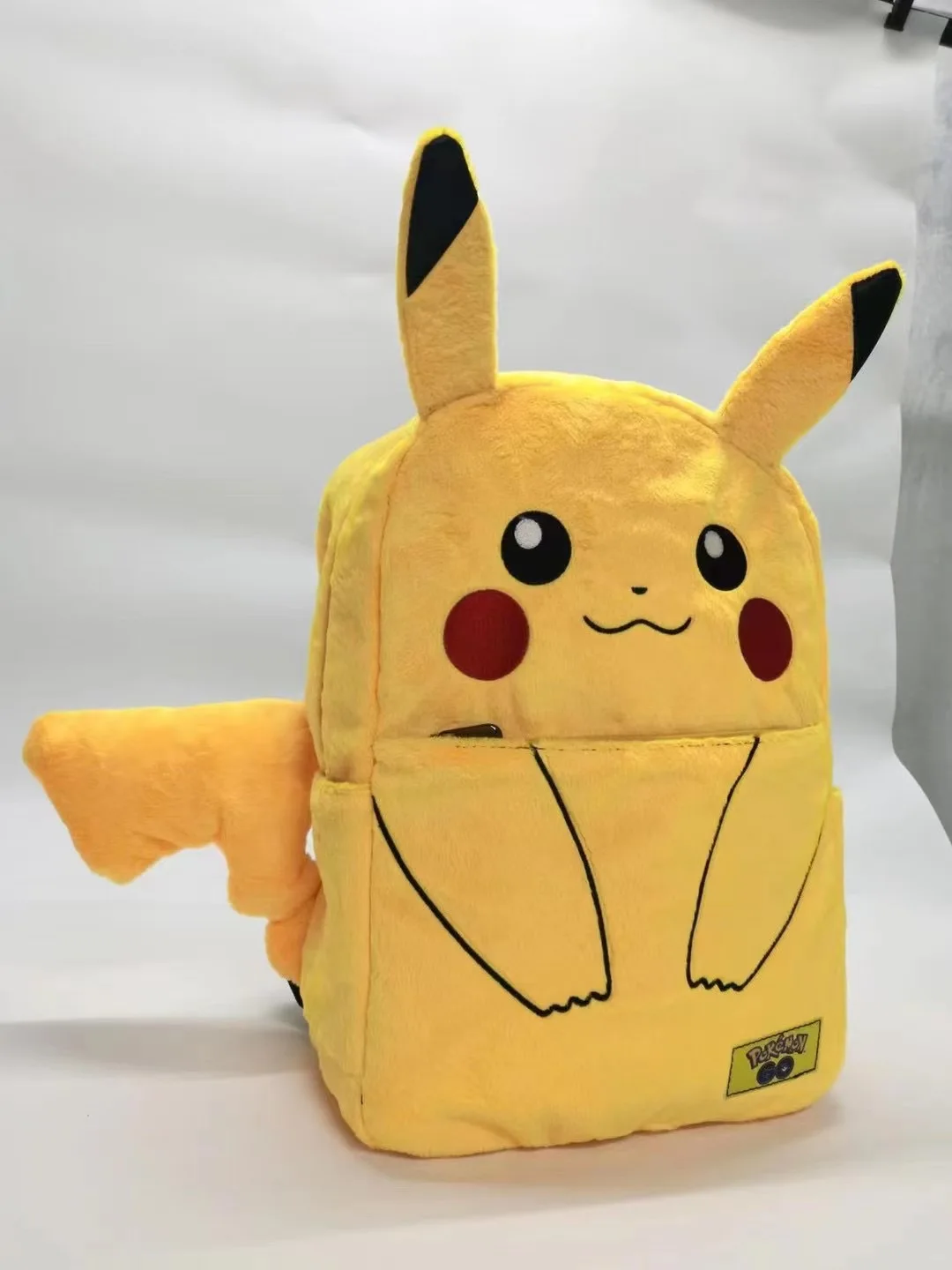 

Плюшевый Рюкзак Pokemon GO Pikachu, школьные ранцы для мальчиков и девочек, милый школьный рюкзак с аниме стичем Gengar для девочек, дорожный рюкзак для студентов