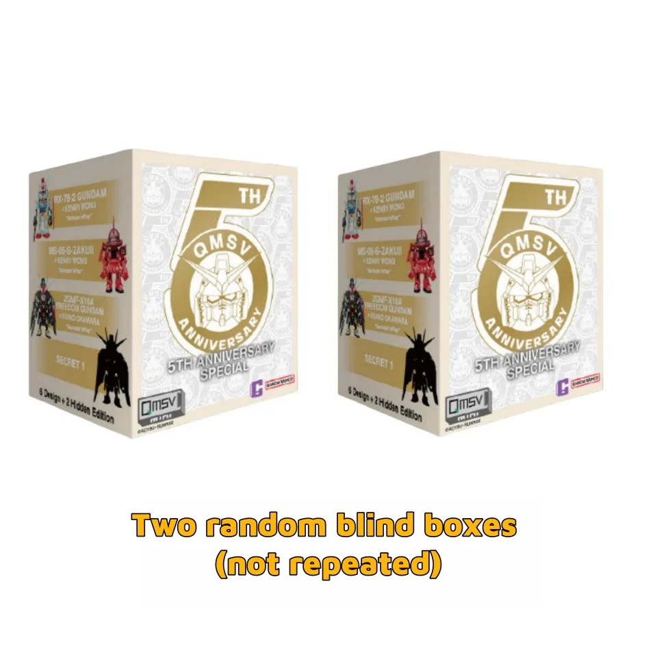 In Stock New Authentic Bandai Gundam Qmsv Mini 5th Anniversary