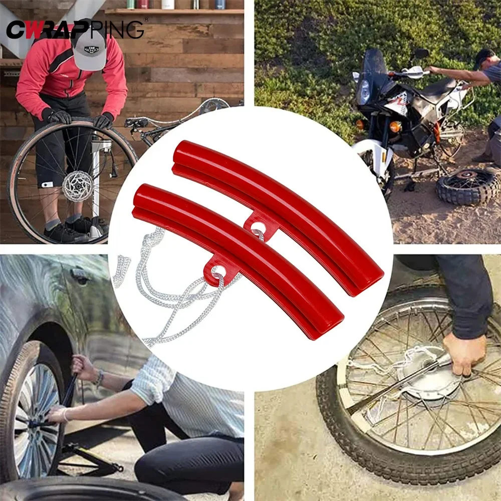 8-Piece Wheel Rim Protector Set - Universal Tire Guard and Accessory