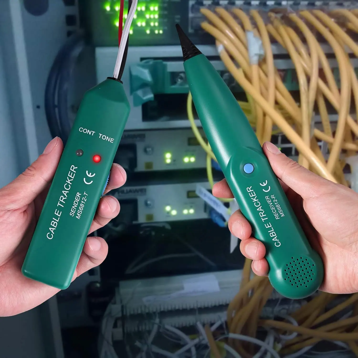 MS6812 Telephone Phone Wire Network Cable Tester Line Cable for Installing Debugging Maintaining Telephone Line 5