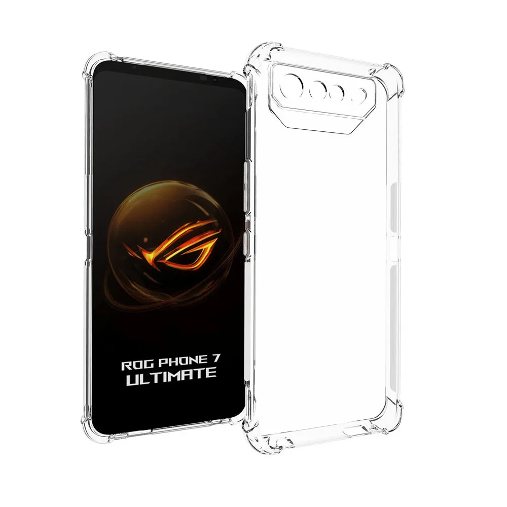 Per Asus Rog Phone 7 Ultimate Case Airbag Super Protection Custodie Morbide E Trasparenti Per Telefono Rog 7 Ultimate 5G Cover