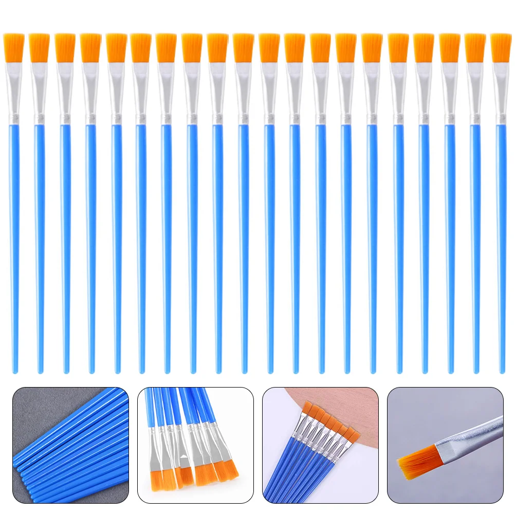 

Нейлоновая плоская кисть, пигментная кисть, акварельные кисти, Детские принадлежности для рисования
