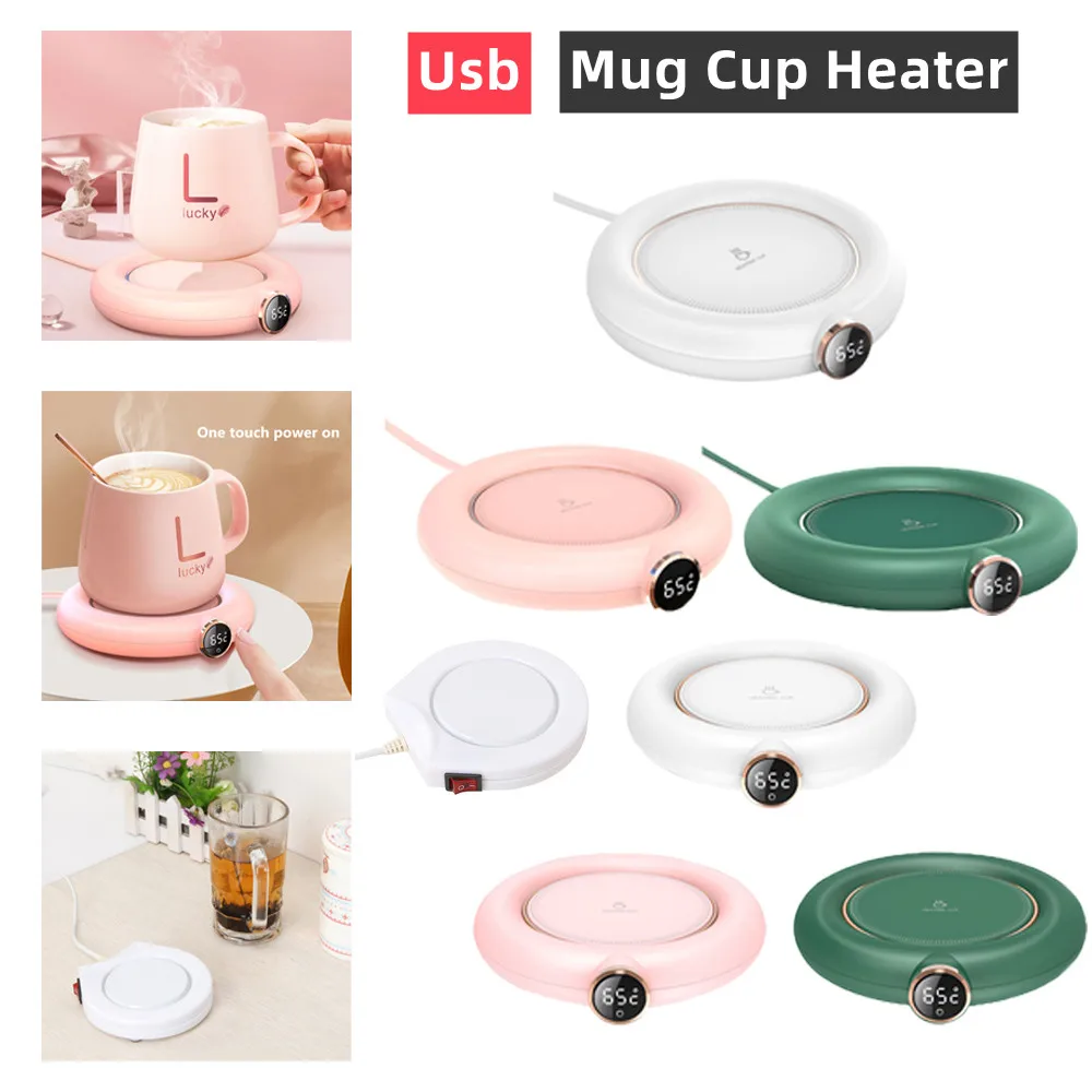 3 Levels Usb Cup Heater Home Office Milk Tea Coffee Mug Cup Warmer