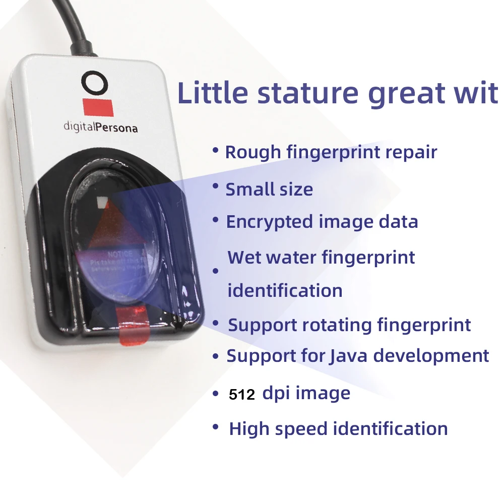Digital Persona U are U 4500 Biometric Fingerprint Scanner USB Fingerprint Reader Sensor uru4500 API SDK for Free fingerprint scanner
