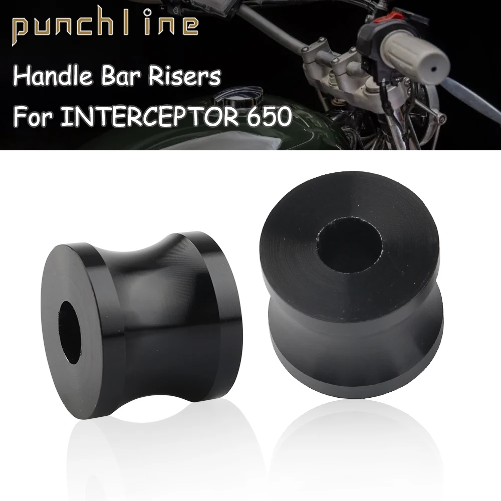 Misura Per Interceptor 650 2018-2023 Morsetti A Barra Manubrio Rialzato Maniglia A Barra Riser Mount Riser Clamp