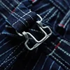 Sauce Zhan Mens Vintage Indigo Wabash Jeans Striped Selvedge Workwear Jeans - Men's American Classic Relax Fit Straight Leg 4
