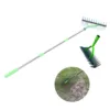 Bow Rake Dethatcher Rake Thatch Rake 3 Sections Stainless Steel Dethatcher Lawn Rake for Clearing Dead Grass Grass Grooming Rake 6