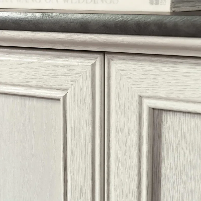 Sauder Palladia 5-Shelf Library Bookcase/Book Shelf, Glacier Oak Finish