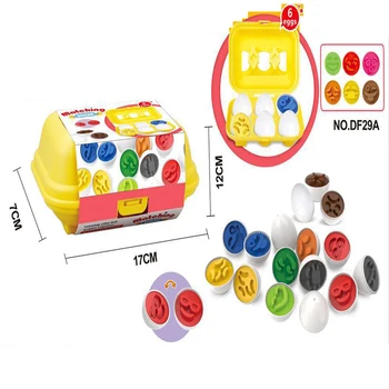 6Pcs Matching Smart Egg Puzzle Toy Development Educational Games Sorters Toys Montessori BabyToys For Kids Children 2 3 4 Years 4