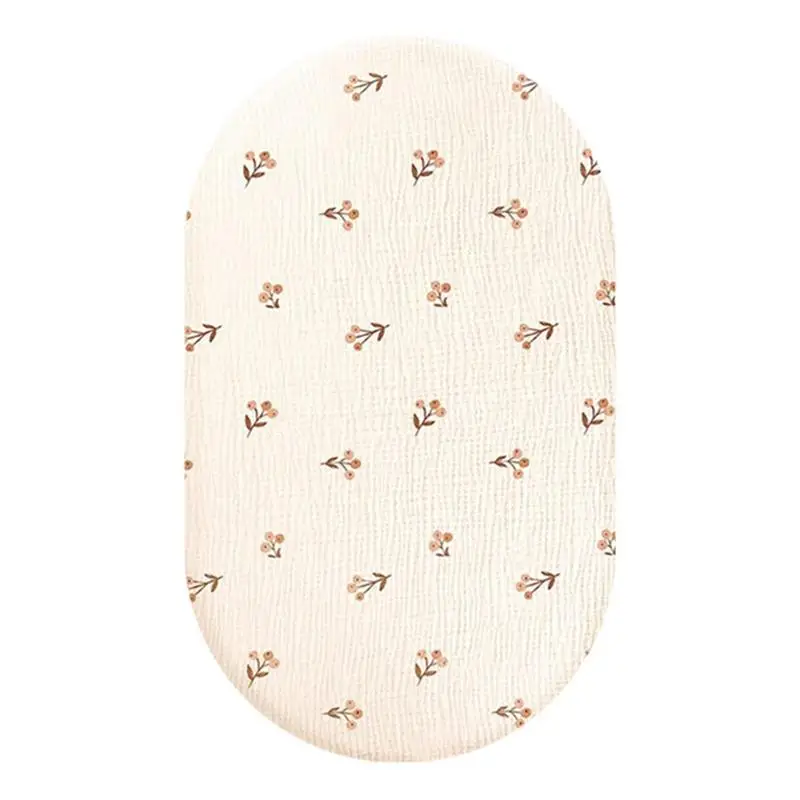 Baby Muslin Fitted Crib Sheet 1