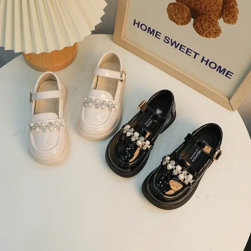 Leather Kids Mary Jane Shoes for Girls