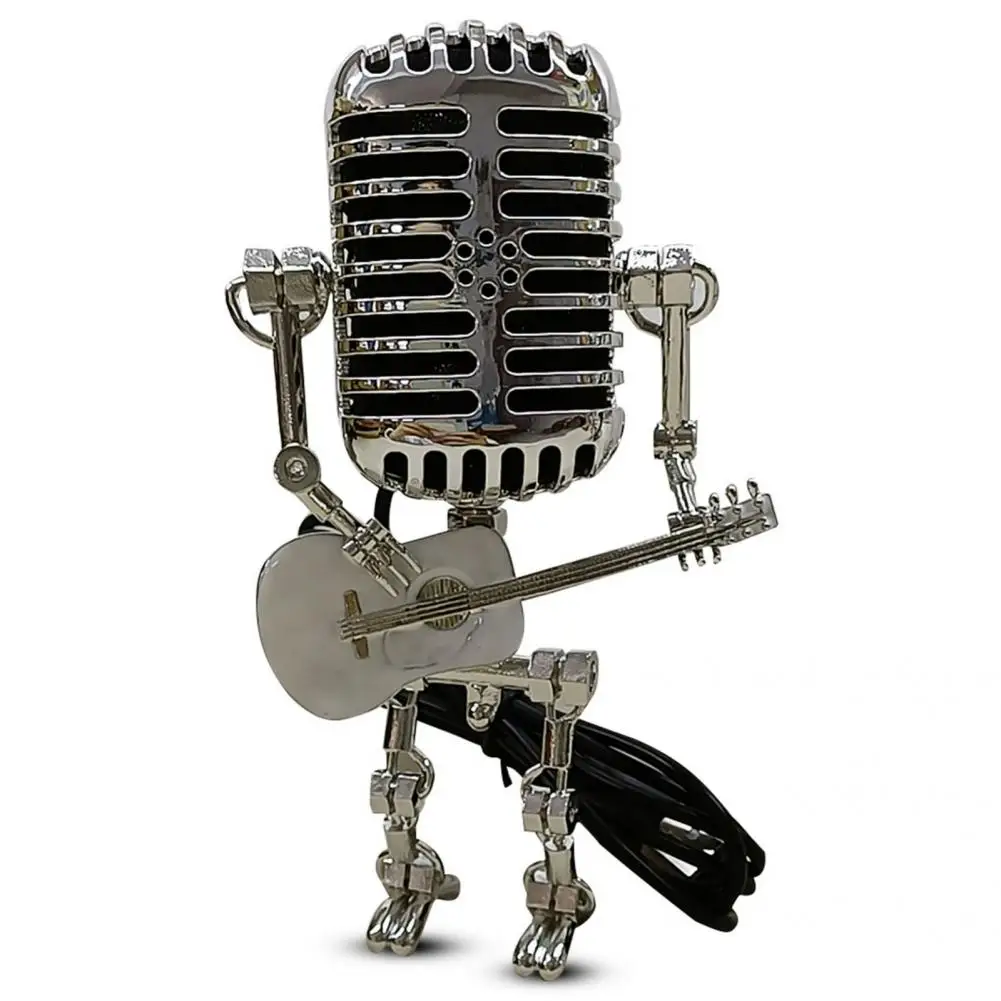 Bright  High Quality Novelty Robot Statue Light Toy Portable Robot Model Novelty   for Family