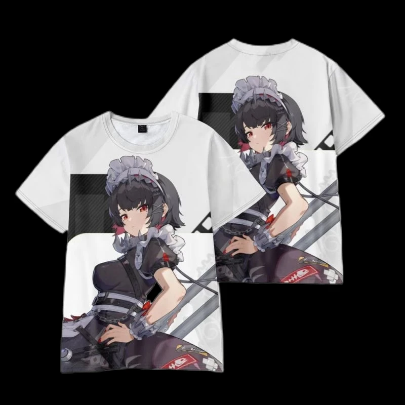 Zenless Zone Zero Series 3D Printed T Shirt For Men/Women Role-playing Clothing Oversized Harajuku Cartoon Top