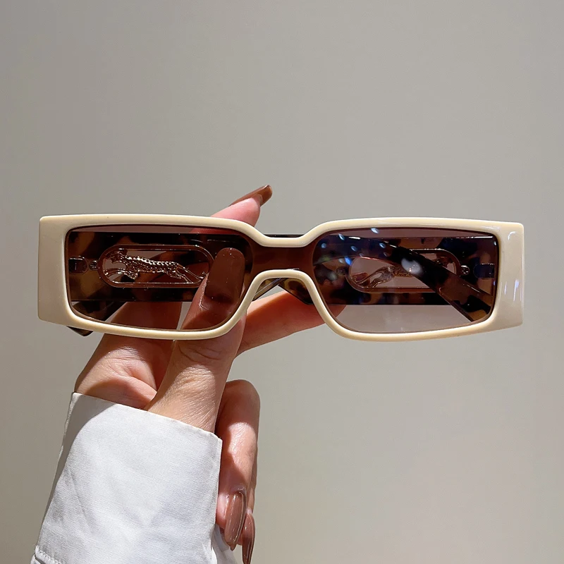 GM LUMIAS Nuovi occhiali da sole rettangolari Fashion Vintage Gradient Candy Color Shades Trendy Ins Popular Brand Design UV400_voghion.com