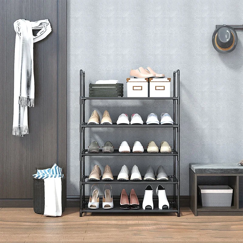 Shoe Rack Household Storage Shoe Rack 7-layer Stainless Steel Multi-layer Dustproof Storage Cabinet Economical
