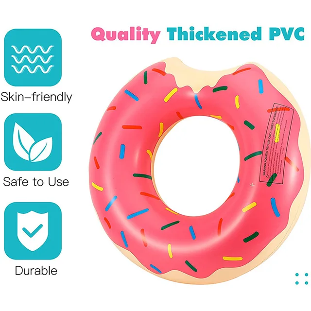 Rooxin Donut Inflatable Swimming Ring 5