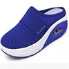 Women's Air Cushion Walking Shoes 2025 Summer Mesh Lightweight Wedge Platform Slippers Female Sneakers Mules Zapatos De Mujer 3