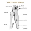 Professional Pet Nail Clippers with Led Light Pet Claw Grooming Scissors for Dogs Cats Small Animals Paw Nail Trimmer Pet Supply 6