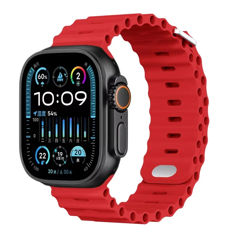 Ocean Soft Silicone Strap - Comfortable Watch Band in Multiple Sizes