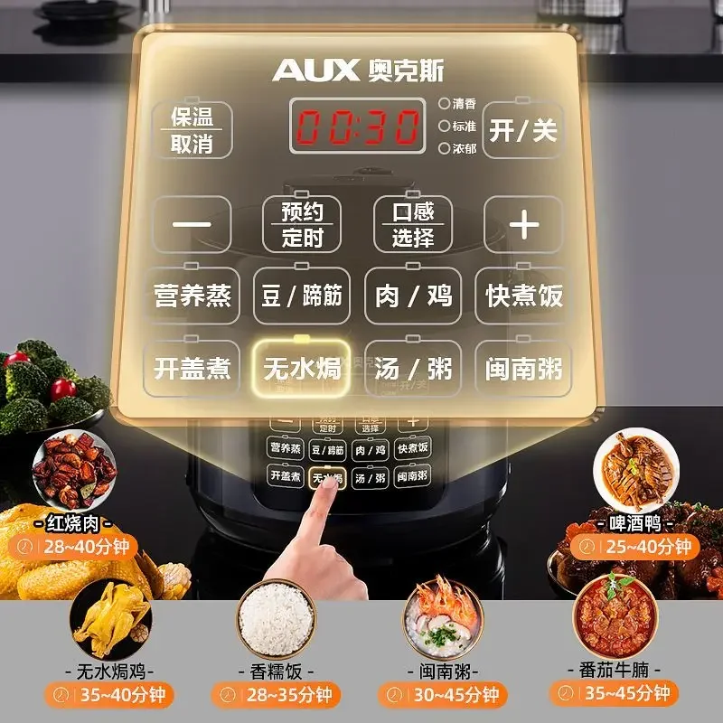 6L Slow cooker pressure cookers Multicooker Home appliances Instant pot pressure cooker Automatic electric 220V
