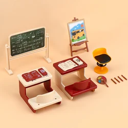 Mini Classroom Playset: Dollhouse Furniture & Accessories (Classroom set)