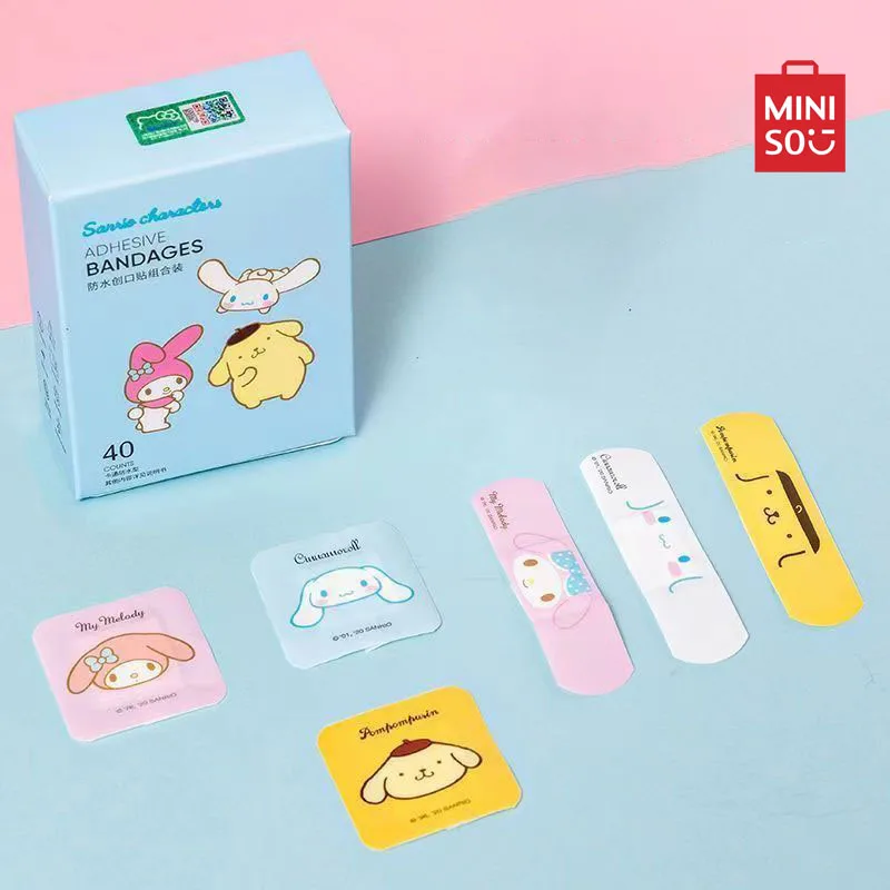 

Miniso Sanrio мультяшный креативный браслет помощь Cinnamoroll My Melody водонепроницаемый дышащий гемостатический милый забавный детский браслет помощь