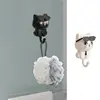 Cartoon Cat Hook Self Adhesive Dormitory Bedroom Door Hangers Hooks Key Umbrella Towel Cap Coat Rack home storage tool ﻿ 3