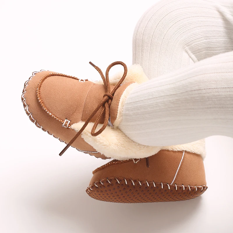 0-18M Boots For Newborn Baby Girl Snow Boots Winter Thermal Shoes Plush Ankle Boots Winter Baby Boys And Girls Thermal Shoes S0872d2ed51c849a29c6e47ad2a5734f0r