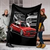 1PC Classic Racing Car Print Blanket Soft and Warm Suitable for Adults and Children Deluxe Gift Multiple Sizes Blankets for Beds 1
