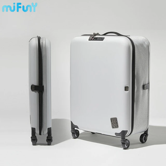 Hanke Maleta rígida de equipaje de mano con ruedas y apertura frontal,  equipaje grande de 20 pulgadas, 24 pulgadas, 26 pulgadas, marco de  aluminio