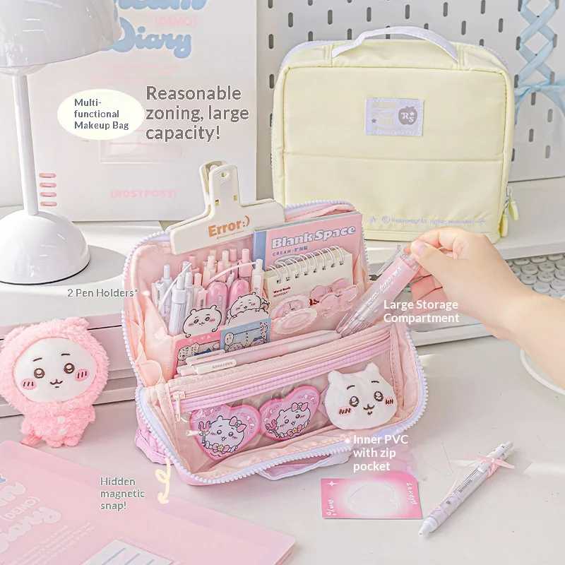 RosyPosy Adorn Multi-Functional Large Capacity Pencil Case & Stationery Organizer