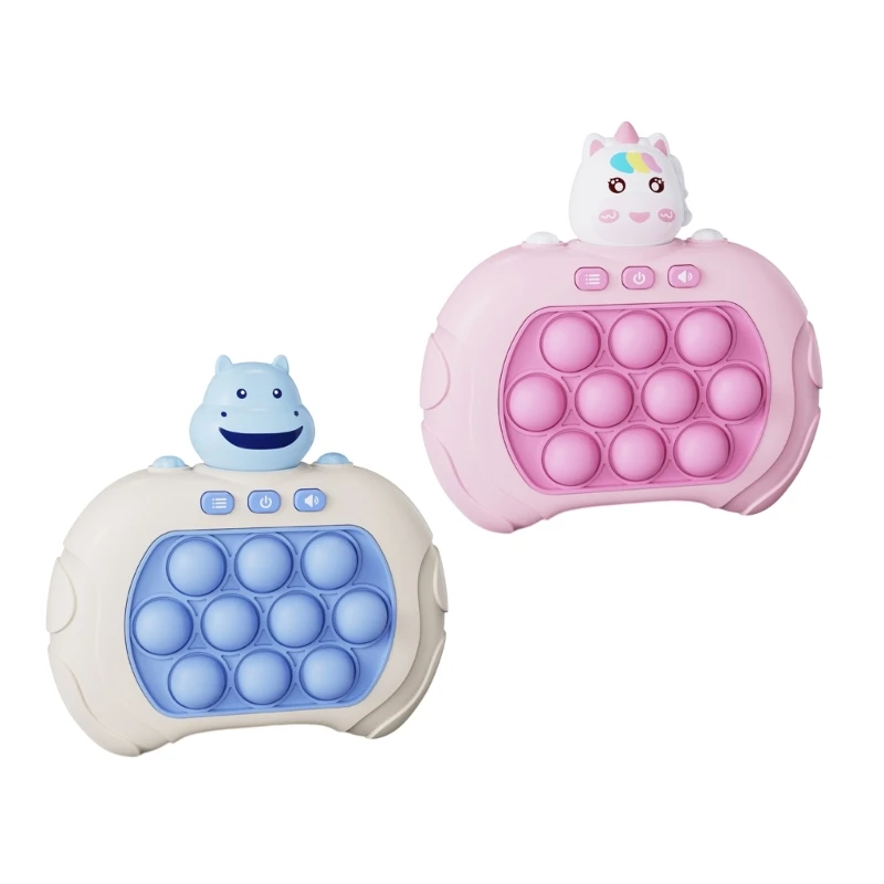 

77HD Light Up Puzzle Toy Electric Handheld Game Console WackaMole Press Bubble Toy