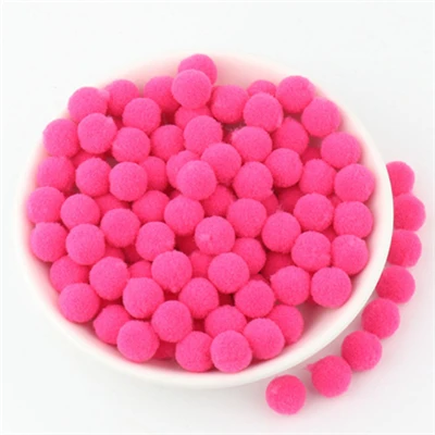 Wholesale 8mm Soft Fur Pompoms for Arts, Crafts, and Home Décor