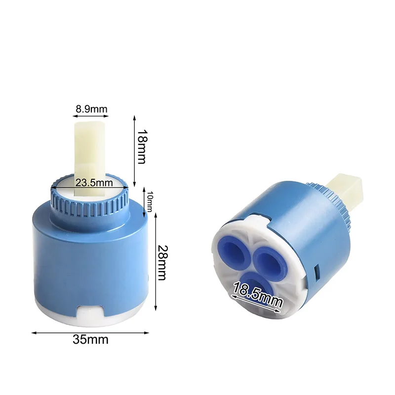 Faucet Ceramic Cartridge Single Lever Basin Kitchen Tap Replacement Spare Valve Cartridge 35mm/40mm Cold And Hot Tap Accessories