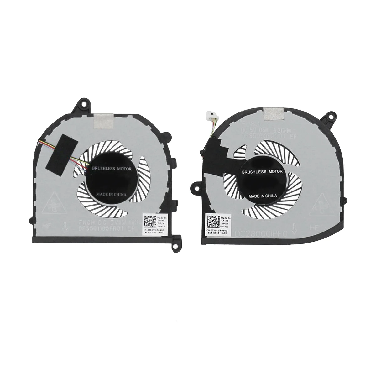 

CPU+GPU Cooling Fan for Dell XPS 15 9570 008YY9 0TK9J1 DC5V Series
