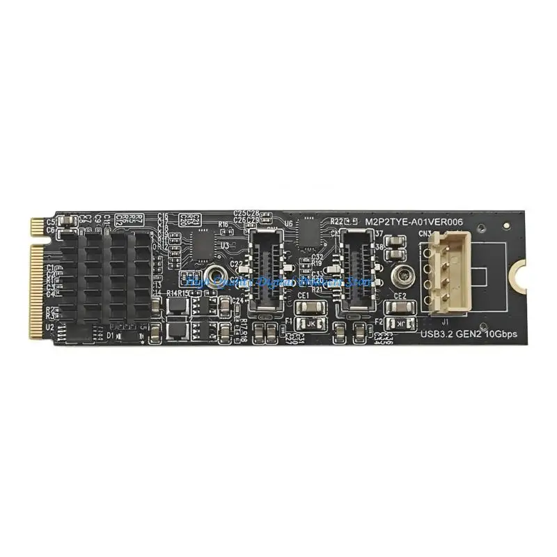 U2JE PCIe 키 M-2개의 콘센트 유형 E 확장 모듈 USB 3 버전 2 및 스토리지 링크용 10Gbps 데이터 속도