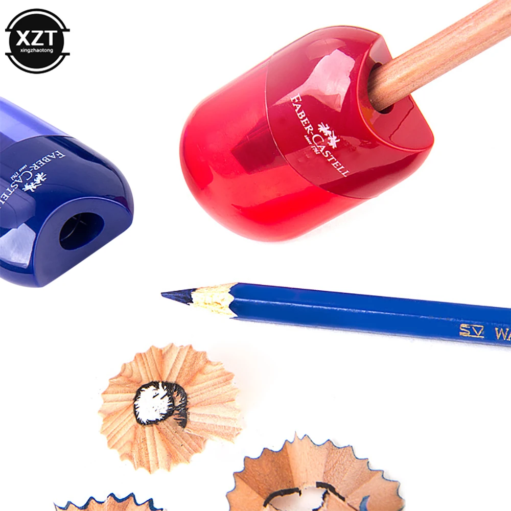 

Creative Transparent Double Hole Pencil Sharpener Knife Kid Student Cutting Stationery School Supplies